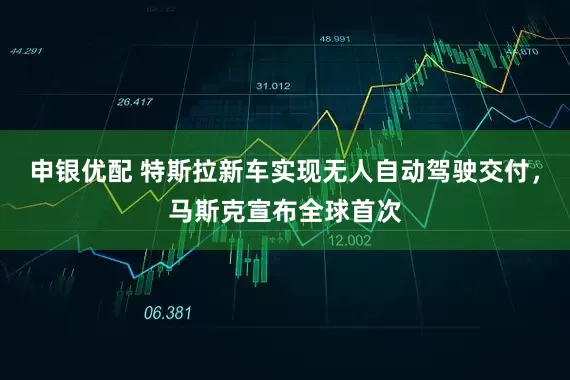 申银优配 特斯拉新车实现无人自动驾驶交付，马斯克宣布全球首次